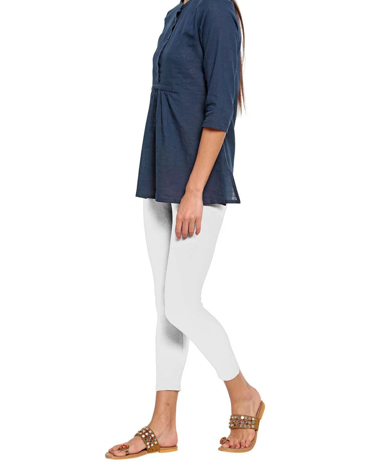 White Legging Cropped 7/8