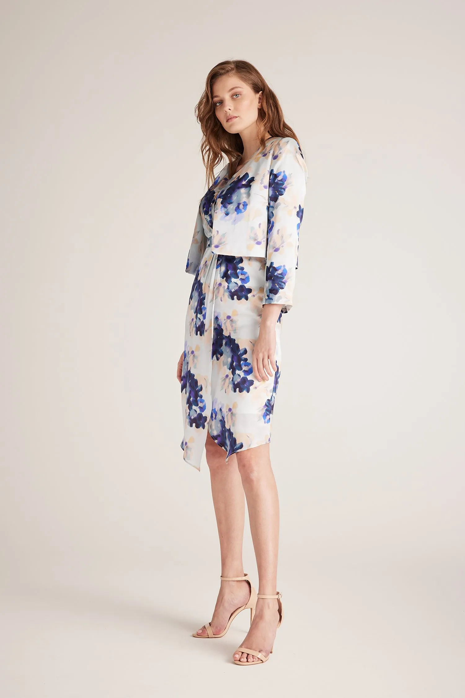 Whitney Jacket - Floral Blues