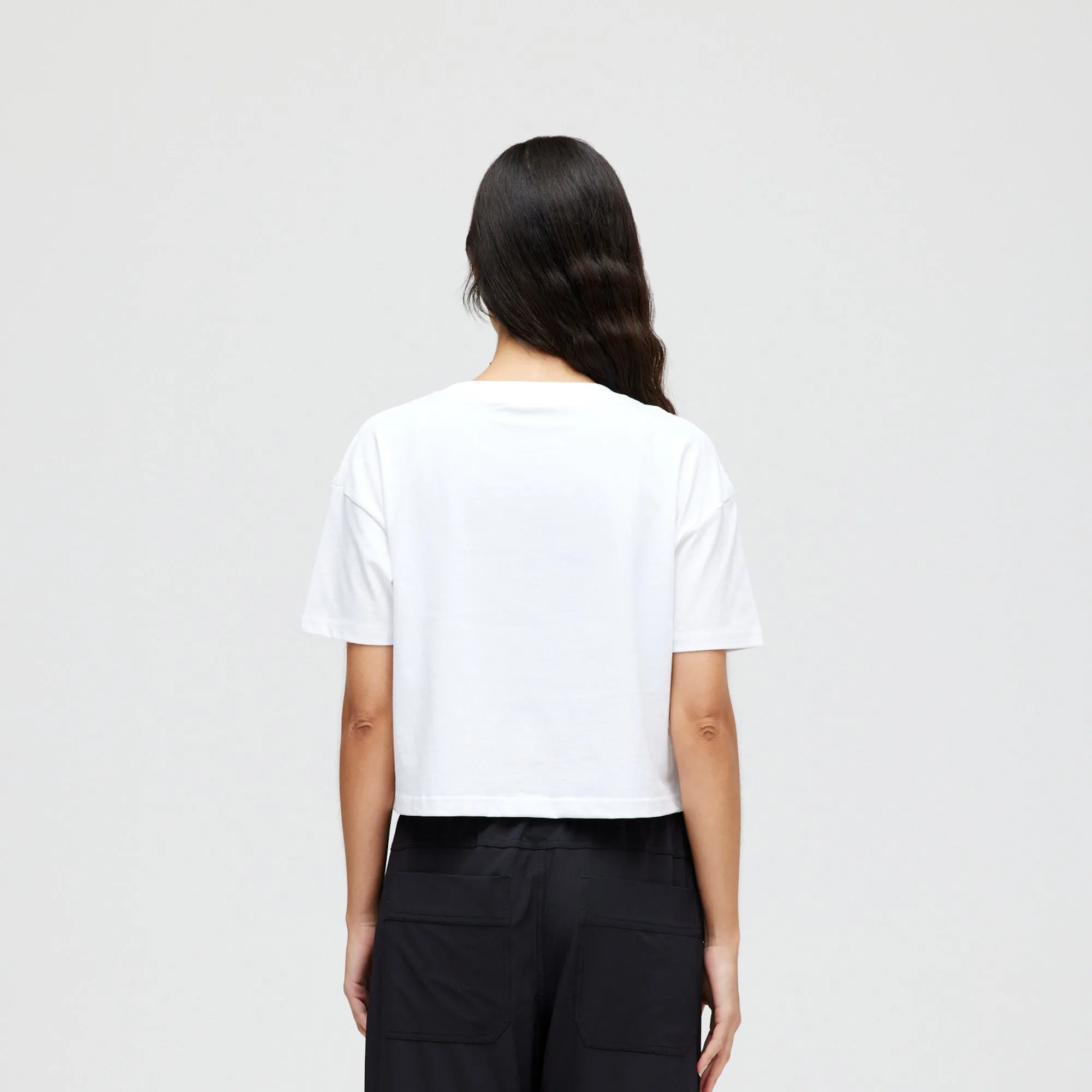 WOMEN'S BRING ME FLOWERS CROP T-SHIRT