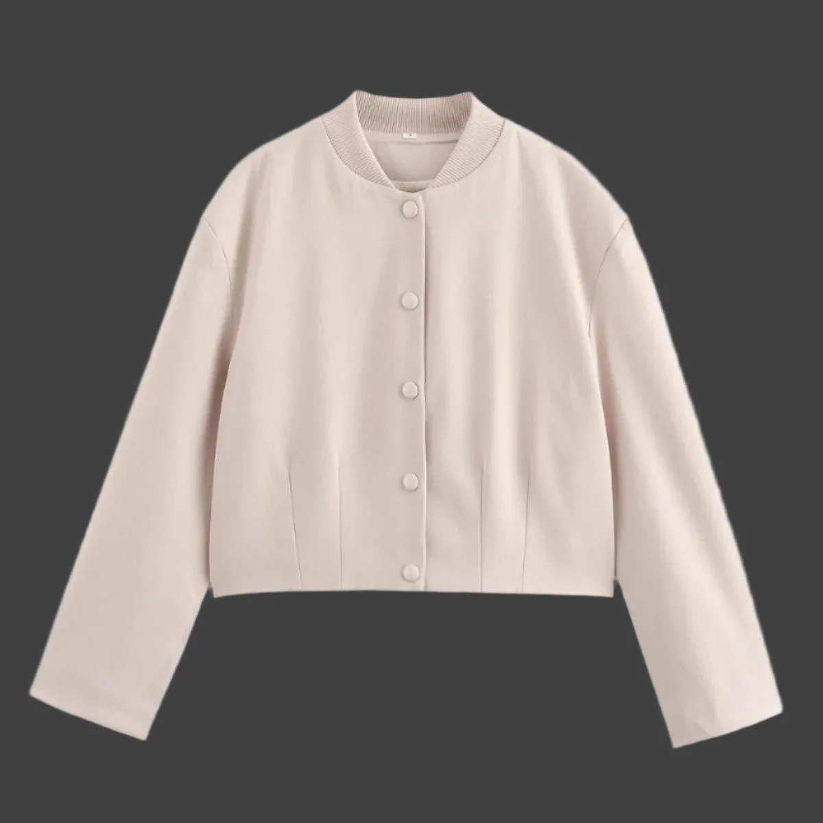 Women’s polyester jacket with pockets