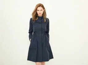 Women's Spring/Autumn Nylon Long Trench Coat