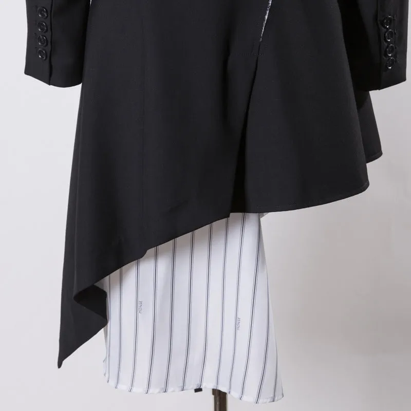 Women's Spring/Summer Long-Sleeve Coat With Buttons