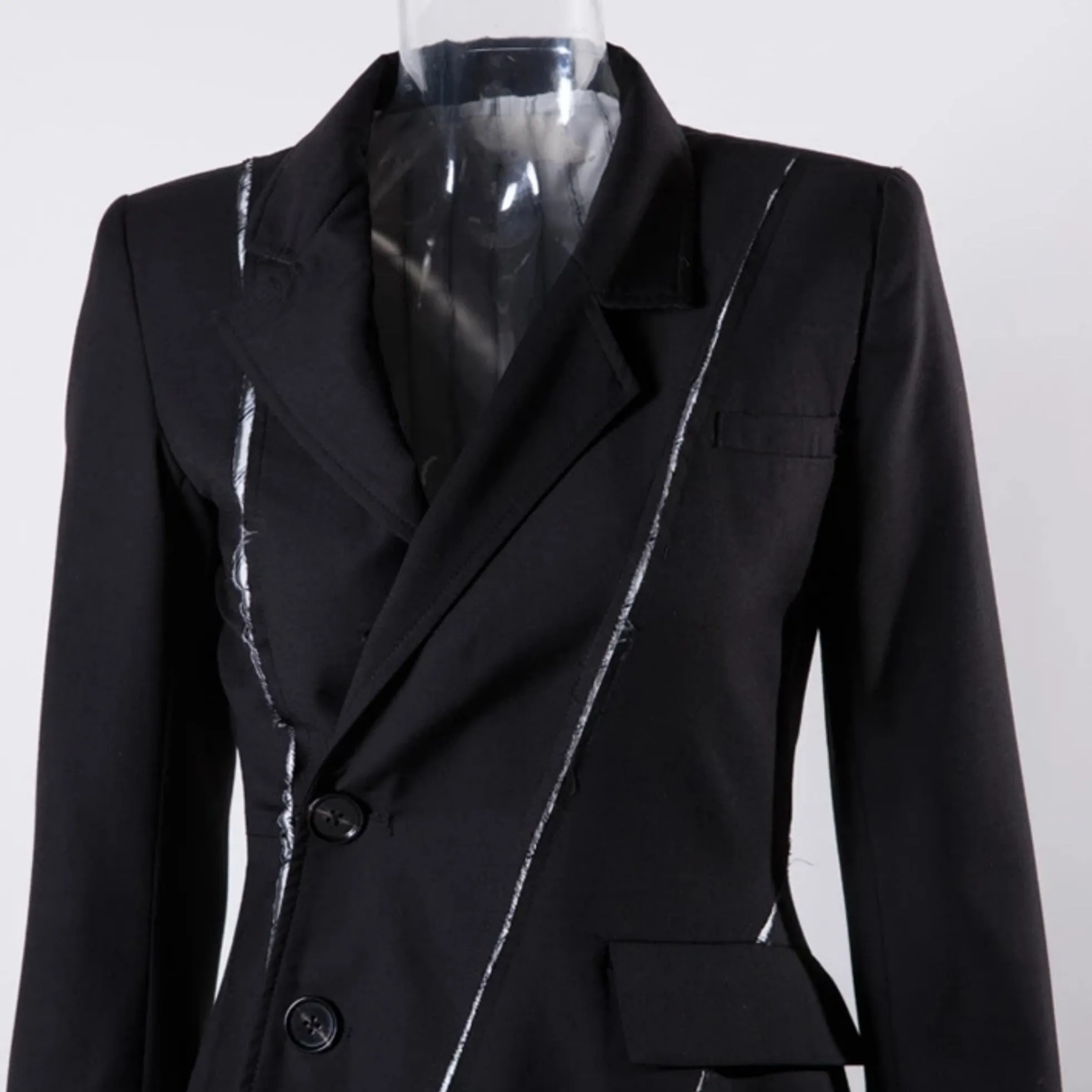 Women's Spring/Summer Long-Sleeve Coat With Buttons