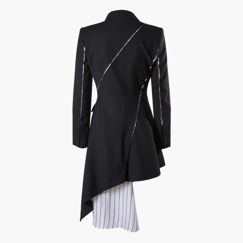 Women's Spring/Summer Long-Sleeve Coat With Buttons