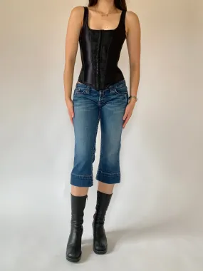 Y2K Denim Capris (S)