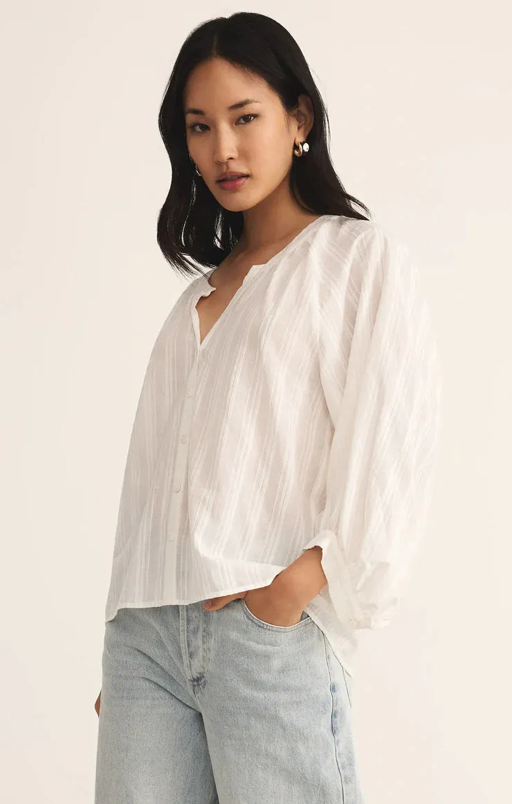 Z Supply | Wren Button Up Top - White