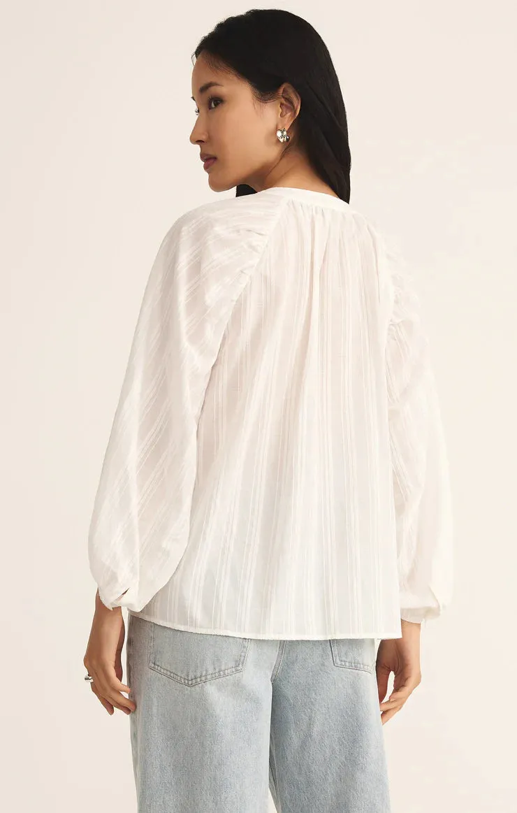Z Supply | Wren Button Up Top - White